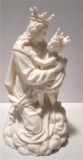 Figurine corse Notre-Dame de Lavasina en PLA biosourcé, vue de face, avec la Vierge et l’Enfant Jésus couronnés figurine-corse-notre-dame-de-lasavina-face.jpg