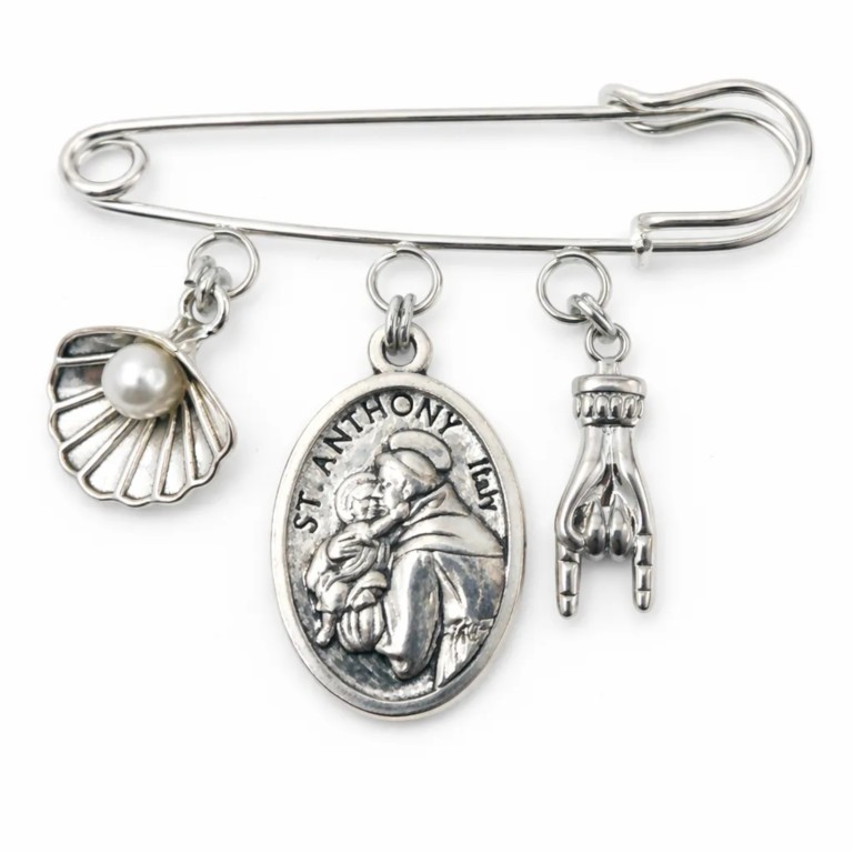 Bijou corse "E Breve" Broche “Sant’Antone di Padova”