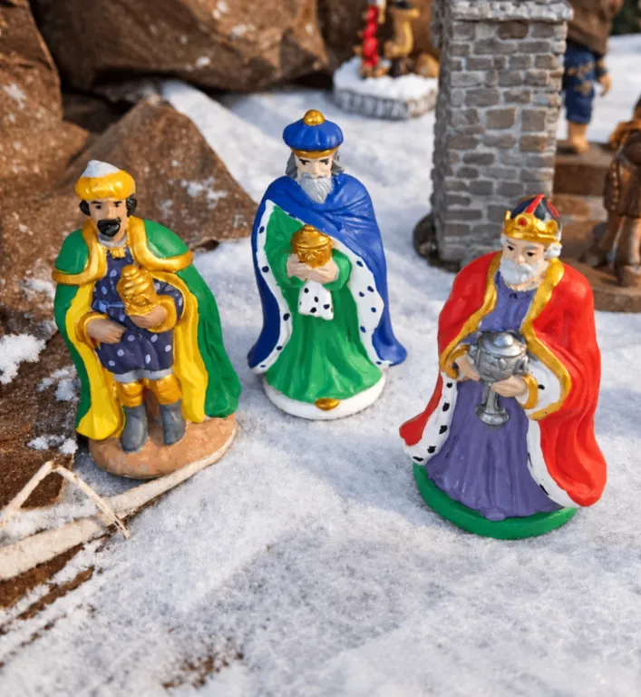 Les trois Rois mages, santons pour crèche corse Fabbrica Corsa creche-corse-rois-mages-santons-fabbrica-corsa.webp