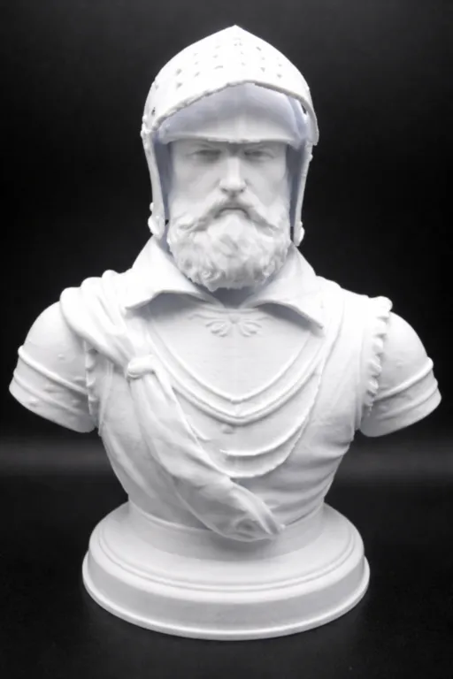 Figurine-corse-Buste de Sampieru Corsu 15 cm, vue de face buste-sampieru-corsu-15cm-face.webp