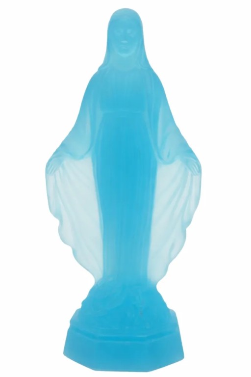 Vierge Marie bleue de face