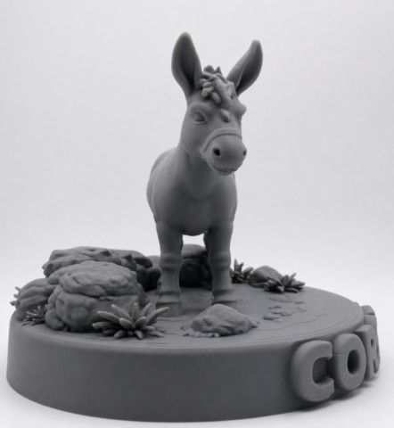 Figurine-corse-ane-corse-face
