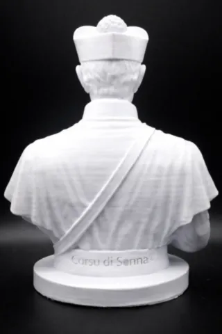 Figurine-corse-Buste de Circinellu, profil droit buste-circinellu-figurine-corse-dos-15-cm.webp