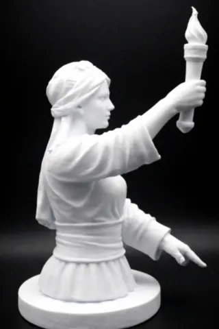 Profil droit du buste de Faustina Gaffory de 15 cm buste-faustina-gaffory-profil-droit.webp