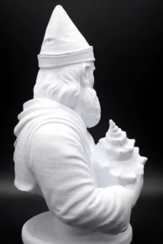 Figurine-corse-Profil du buste de Sambucucciu d’Alandu tenant une conque Figurine-corse-buste-sambucucciu-alandu-15cm-profil.webp
