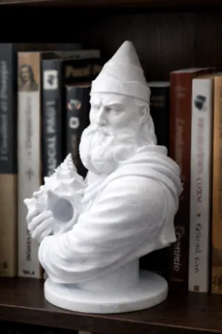Figurine-corse-Buste de Sambucucciu d’Alandu présenté dans une bibliothèque Figurine-corse-buste-sambucucciu-alandu-decoration-bibliotheque.webp