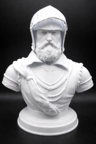 Figurine-corse-Buste de Sampieru Corsu 15 cm, vue de face buste-sampieru-corsu-15cm-face.webp