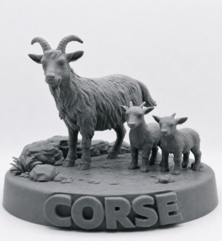 Figurine-corse-chevre-corse-face