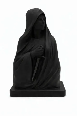Figurine Culomba en résine noire non peinte figurine-culomba-resine-noire.webp