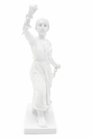 Liberta-statuette-non peint-blanc Liberta-statuette-non peint-blanc