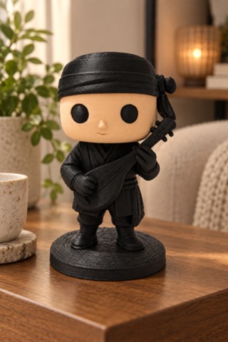 musicante-figurine-corse-3d-decoration-interieur