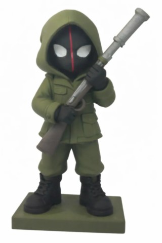 Ribellu style manga figurine impression 3d