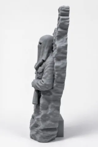 Profil gauche de la figurine corse 3D Sintinella 76 fabriquée à Corti figurine-corse-3d-sintinella-76-profil-gauche.webp