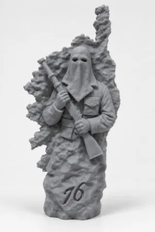 Figurine corse 3D Sintinella 76 vue de face, édition limitée Fabbrica Corsa figurine-corse-3d-sintinella-76-face-fabbrica-corsa.webp