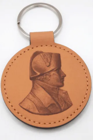 Porte-clés corse Napoléon Bonaparte, vue de face porte-cle-corse-napoleon-bonaparte-face.webp