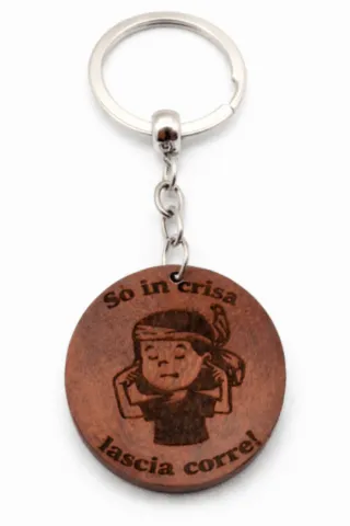 porte-cle-corse-"sic -fille" porte-cle-corse-bois-so-in-crisa-lascia-corre.webp