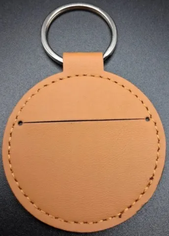 Dos du porte-clés Napoléon Bonaparte avec emplacement porte-jeton porte-cles-corse-dos-porte-jeton.webp