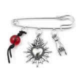 Bijou-corse- "e breve", Broche “A Fede è a Forza”