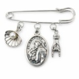 Bijou corse "E Breve" Broche “Sant’Antone di Padova”