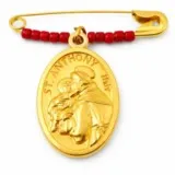 medaille-saint-antoine-padoue-doree-broche-perles-rouges.webp