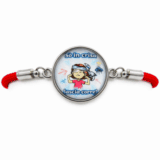Bracelet "Sò in crisa lascia corre!" 