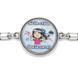 Bracelet "Sò in crisa lascia corre" gp