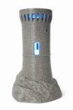 Tour génoise, lampe d'ambiance-dos