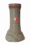 Tour génoise, lampe d'ambiance-rouge
