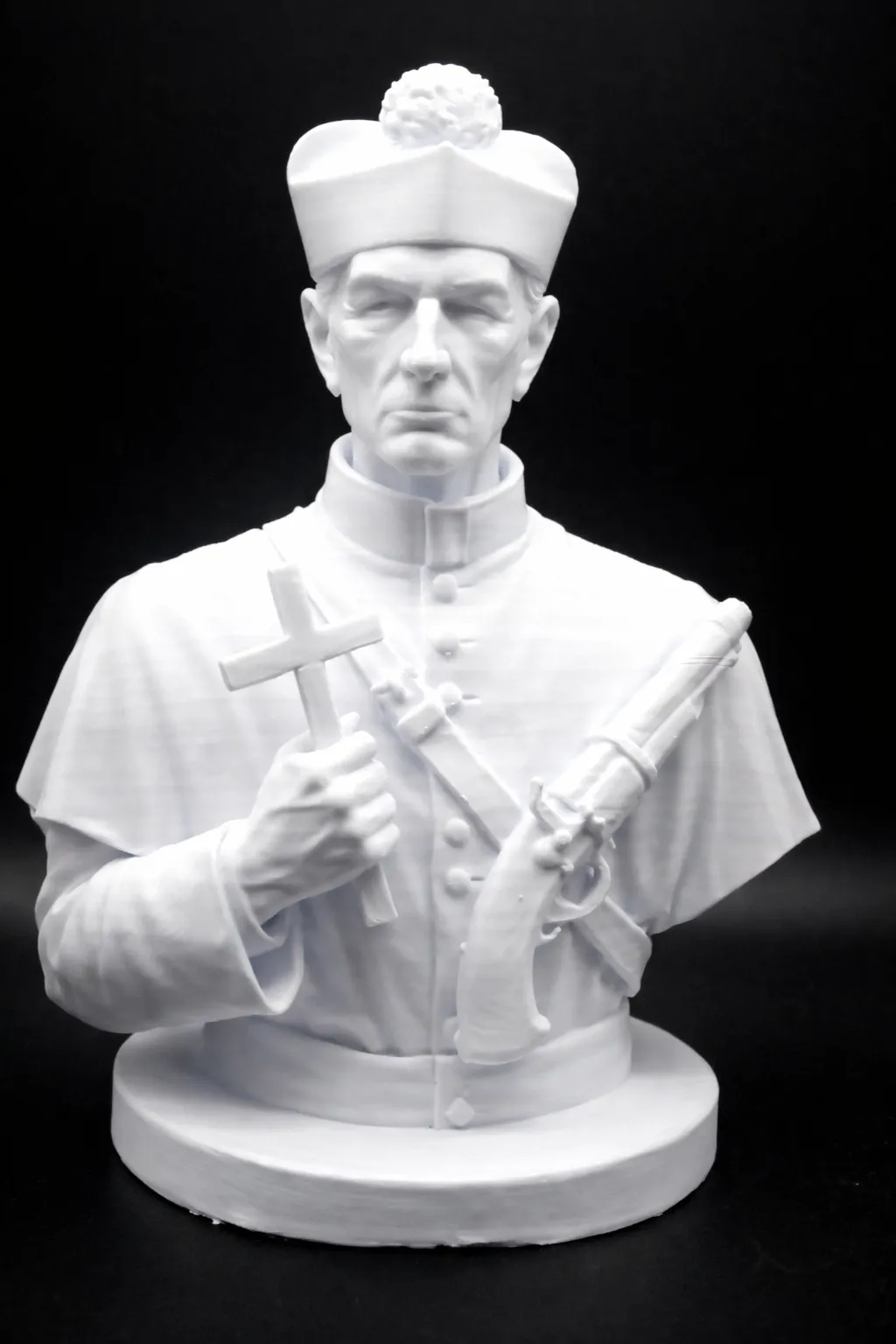 Buste de Circinellu — Figurine corse 3D en PLA, 15 cm