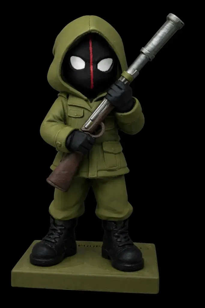 Ribellu style manga figurine impression 3d