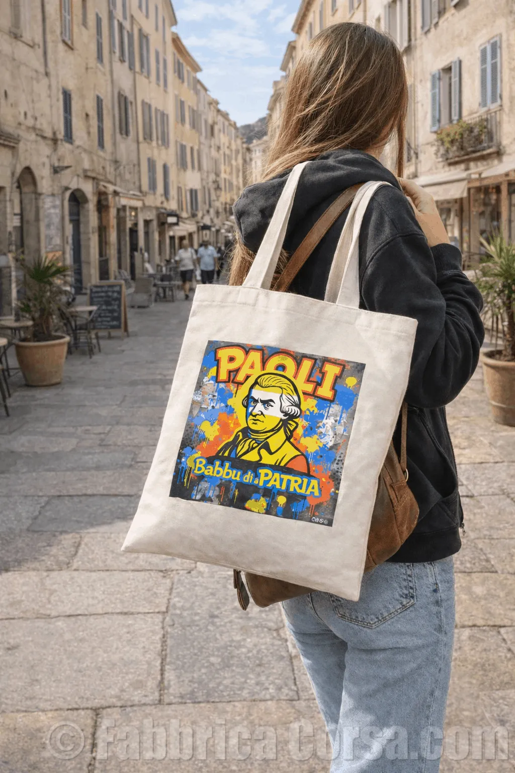 Tote bag corse Paoli – Babbu di a Patria | Fabbrica Corsa®
