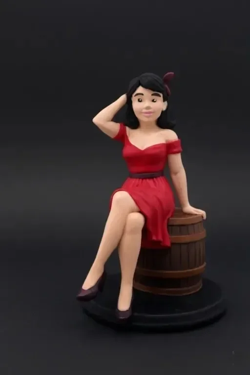 Pin-Up figurine impression 3d