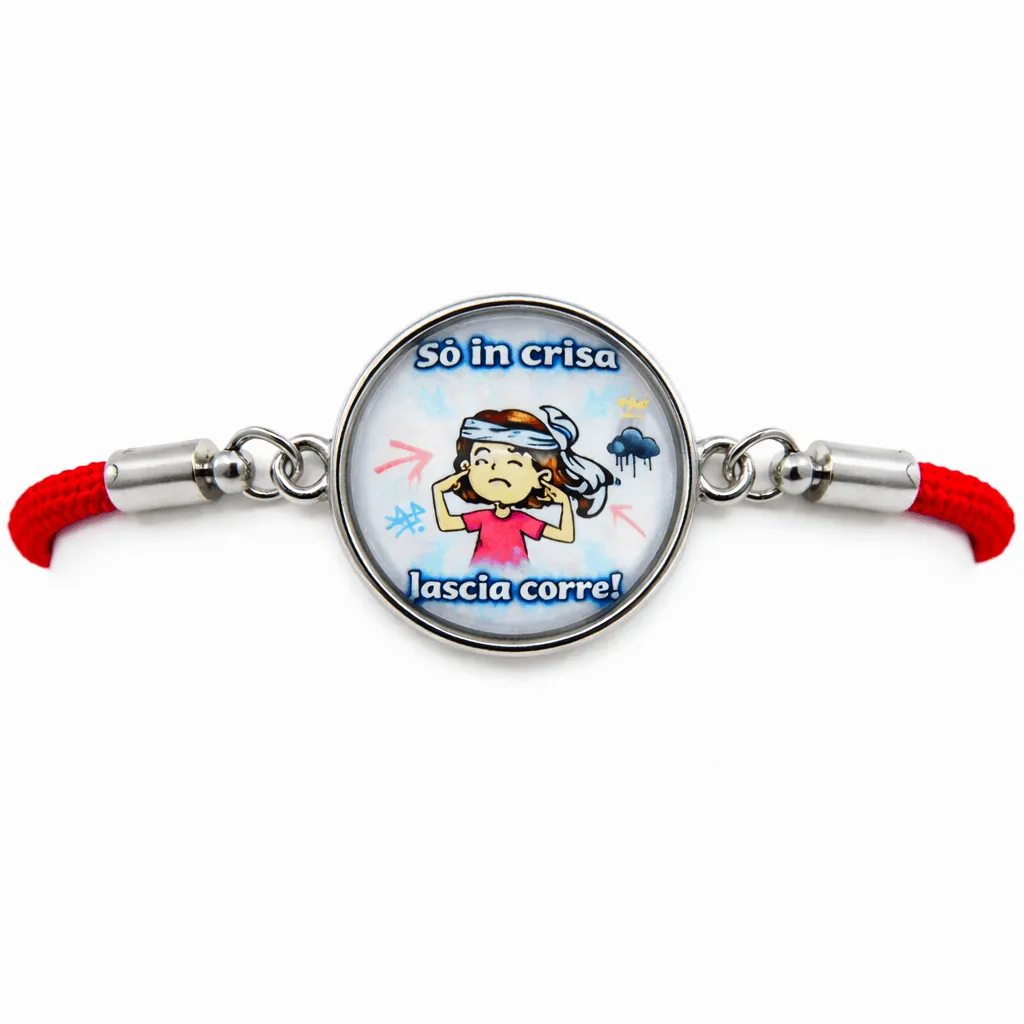 Bracelet corse « Sò in crisa, lascia corre ! »