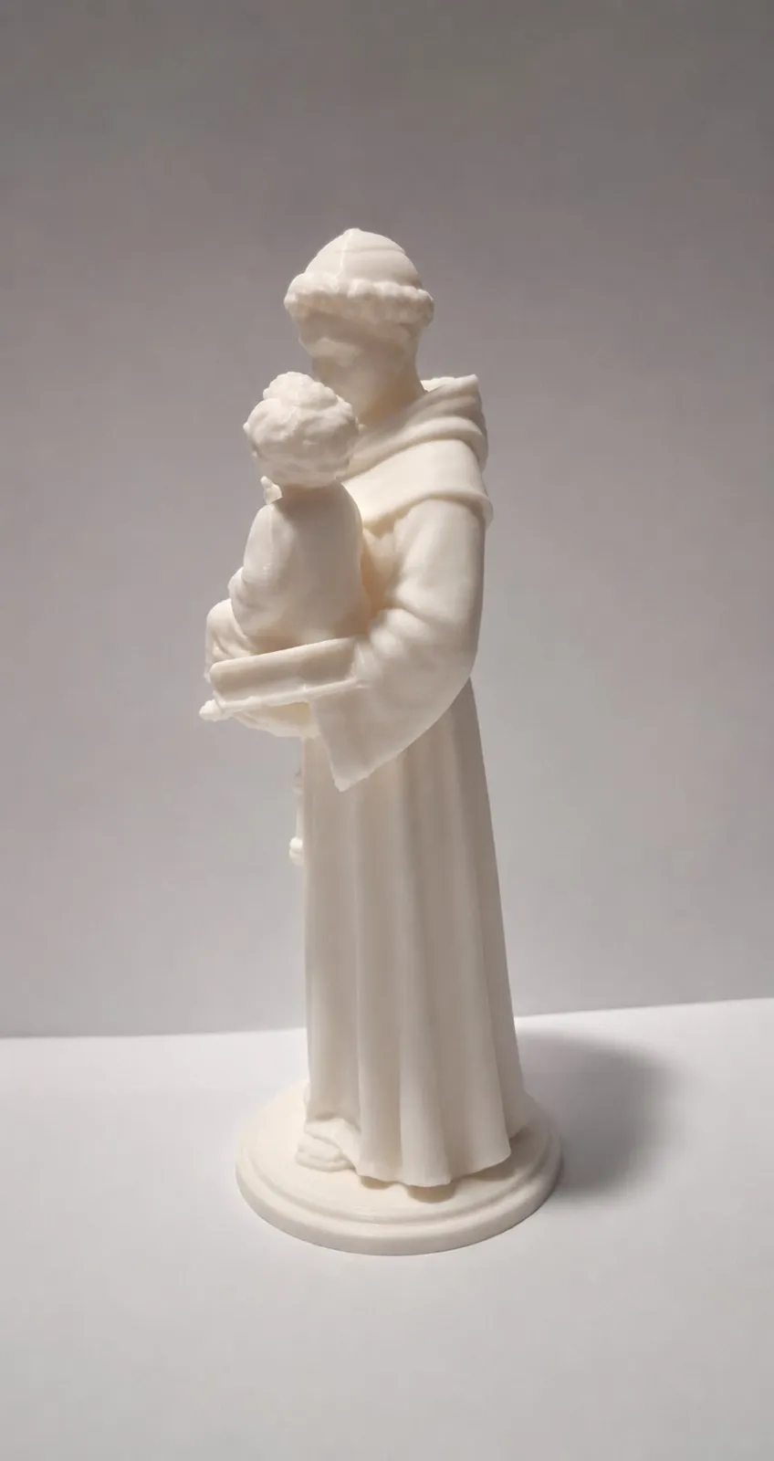 figurine-saint-antoine-de-padoue-corse-15cm-profil-gauche