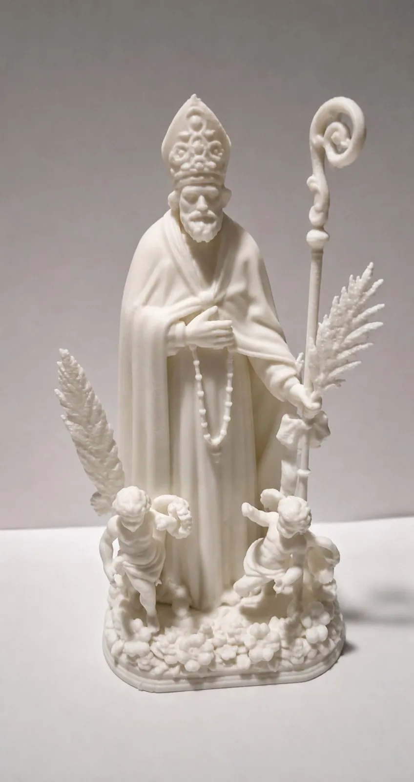 Saint Érasme – Figurine corse religieuse 3D de 15 cm en PLA biosourcé