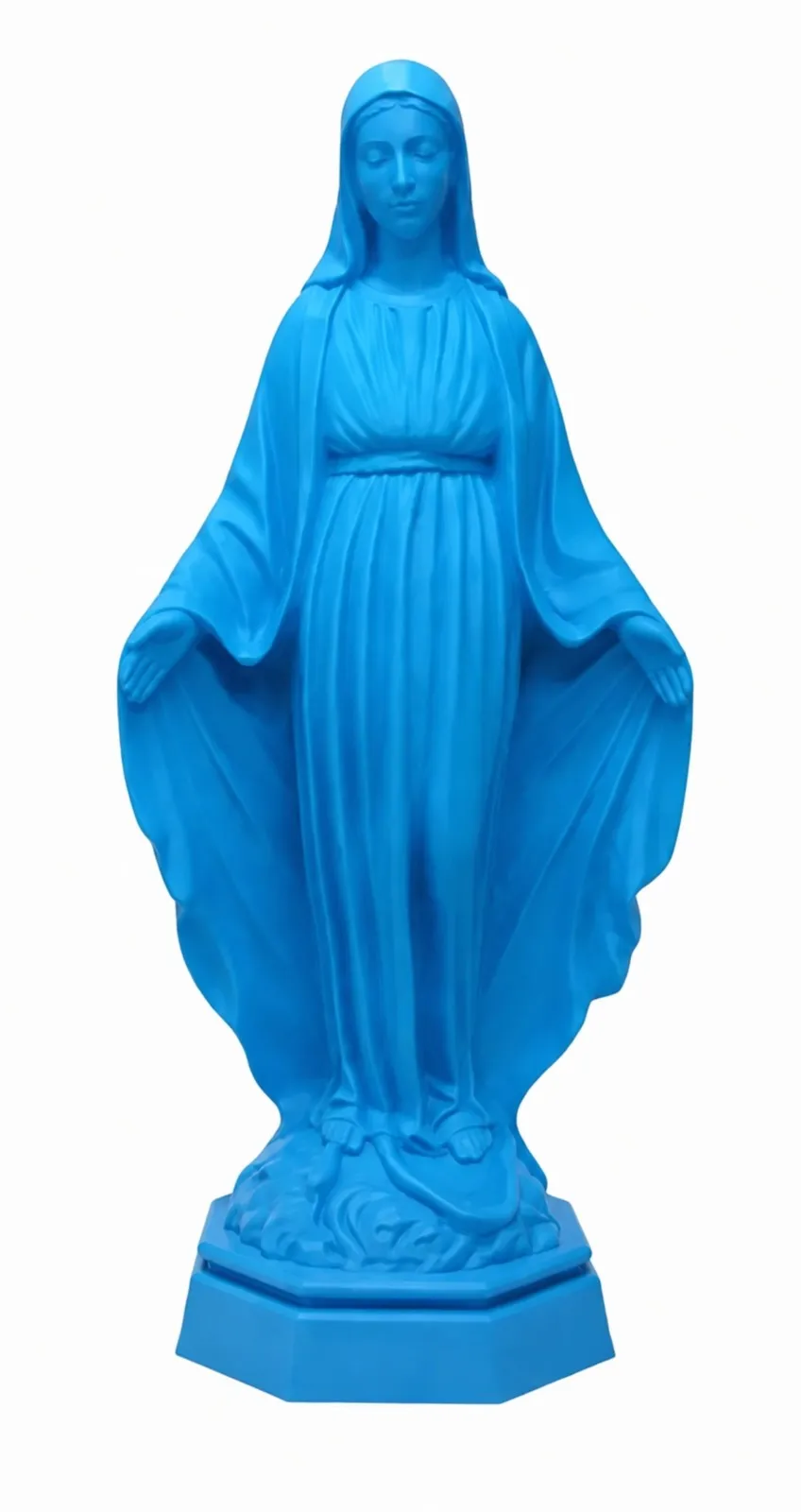 Statue de la Vierge Marie - patronne - de la Corse en bleu – 30 cm en PLA biosourcé