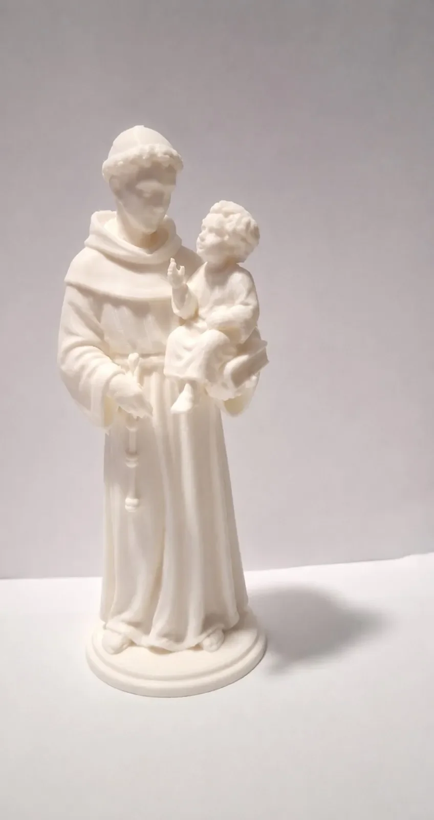 Saint Antoine de Padoue – Figurine religieuse corse 3D de 15 cm en PLA biosourcé