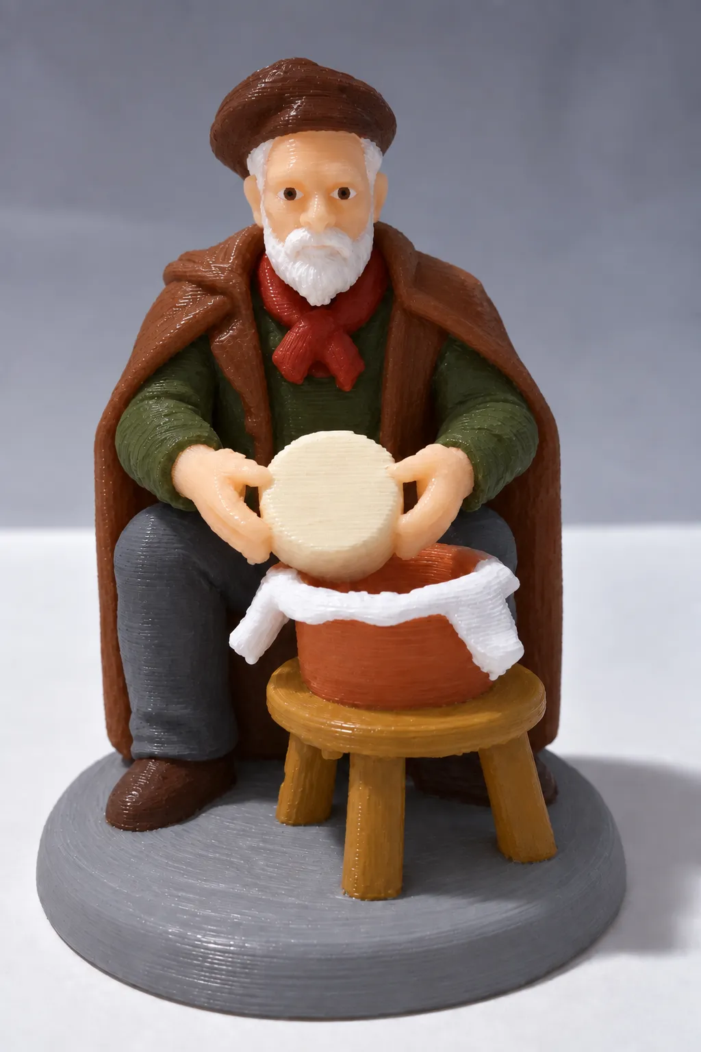 Le Fromager – Santon corse, figurine corse de crèche