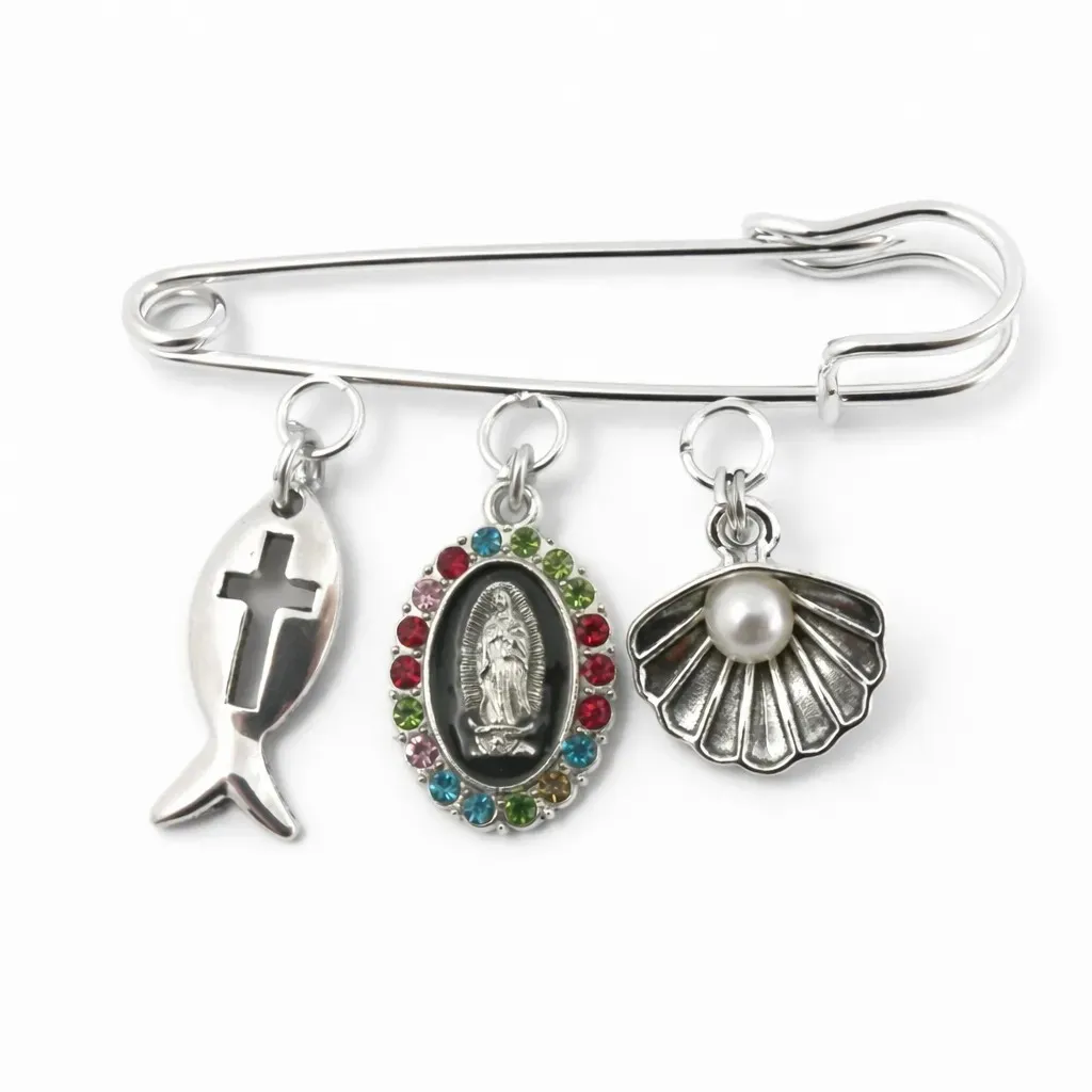 Broche bijou corse « A Strada Santa »