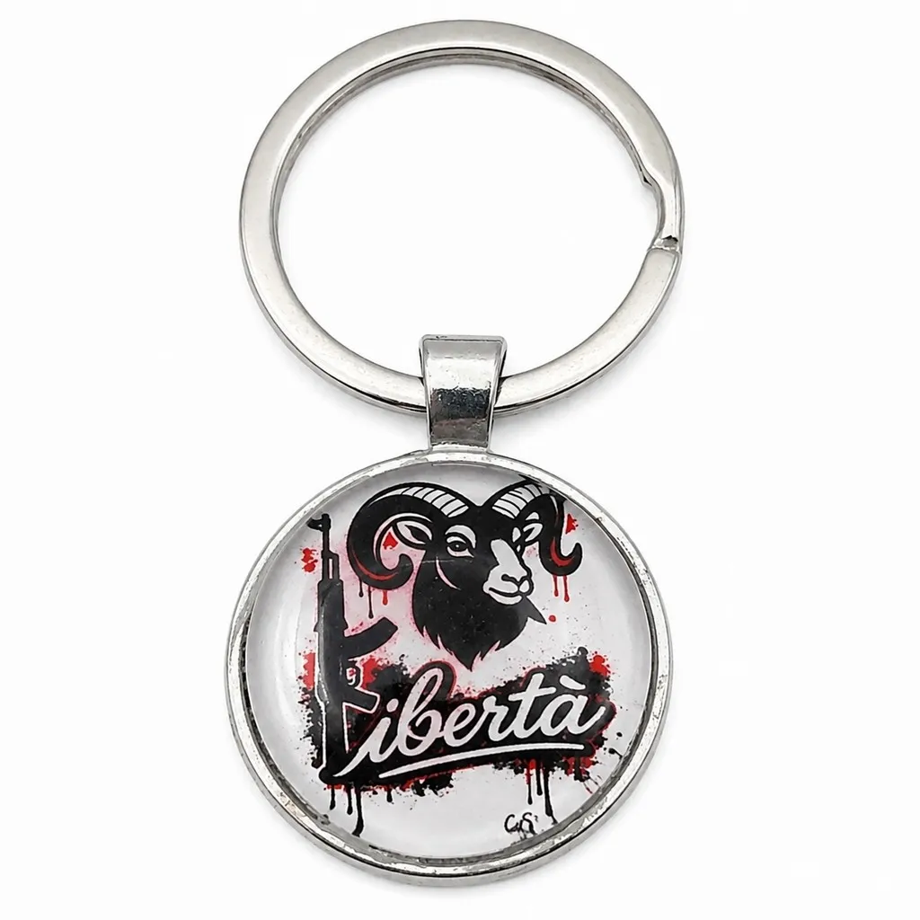 Porte-clé métal « Libertà »