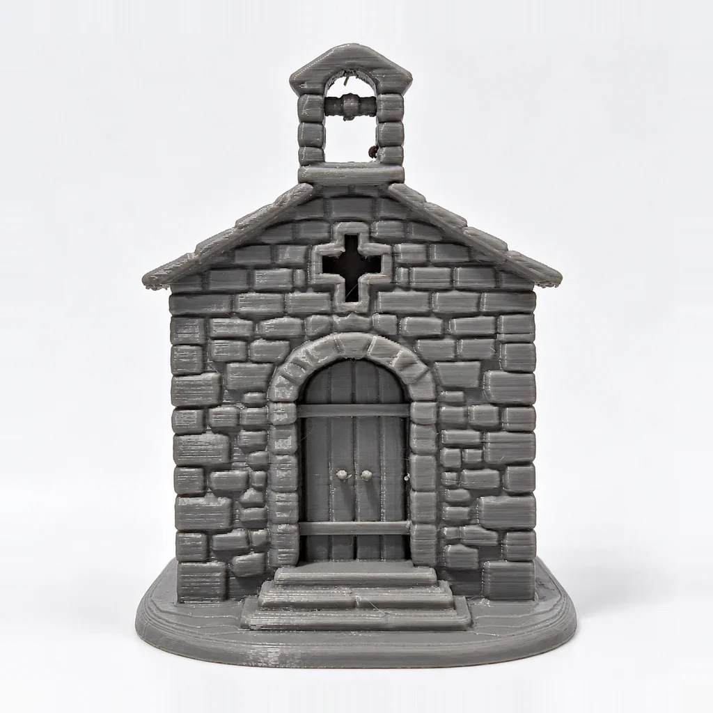 Chapelle – Décor de crèche corse